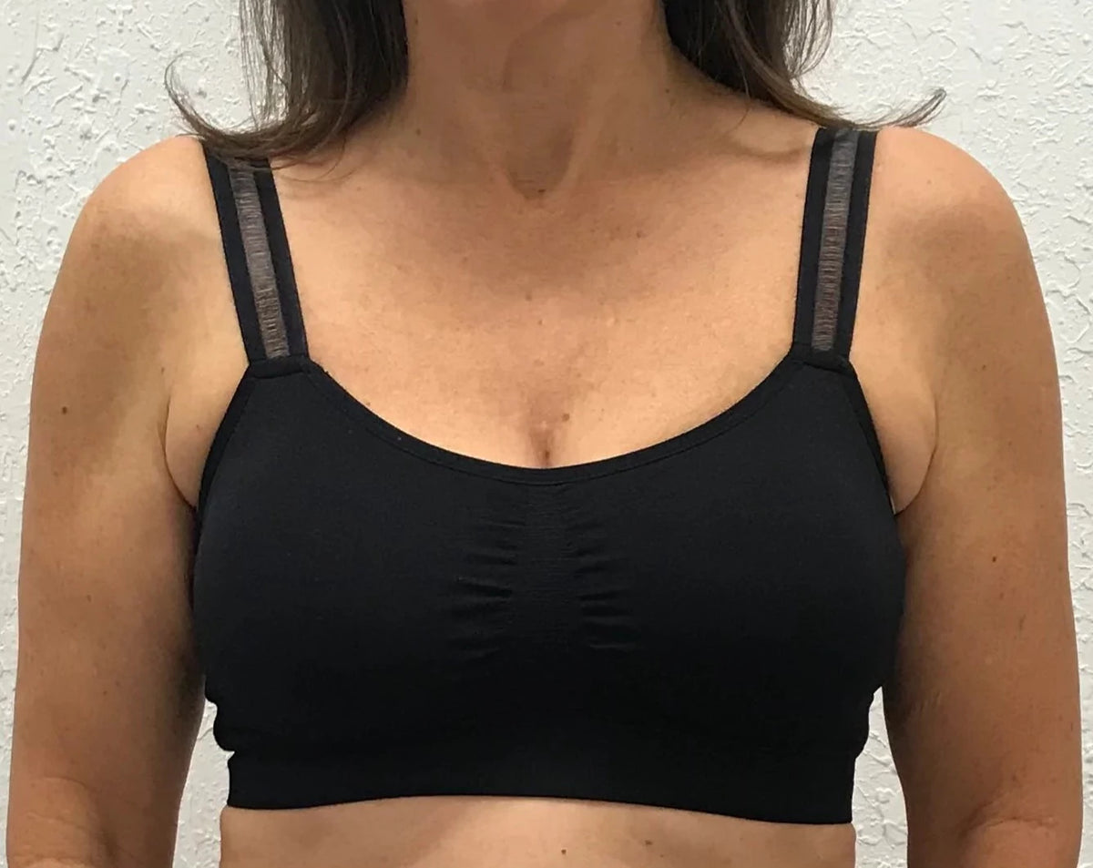 Slate Pink Bra With Sheer Straps - Strap-Its main image 1