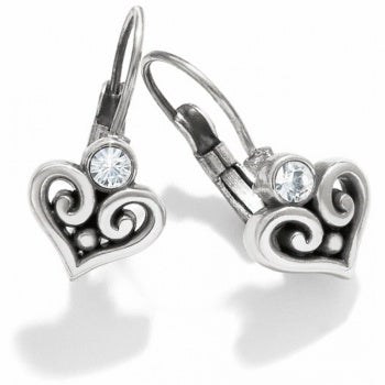 Brighton Alcaar Heart Lever back Earrings