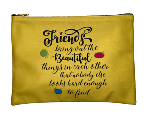 Pouch with Beautiful Saying