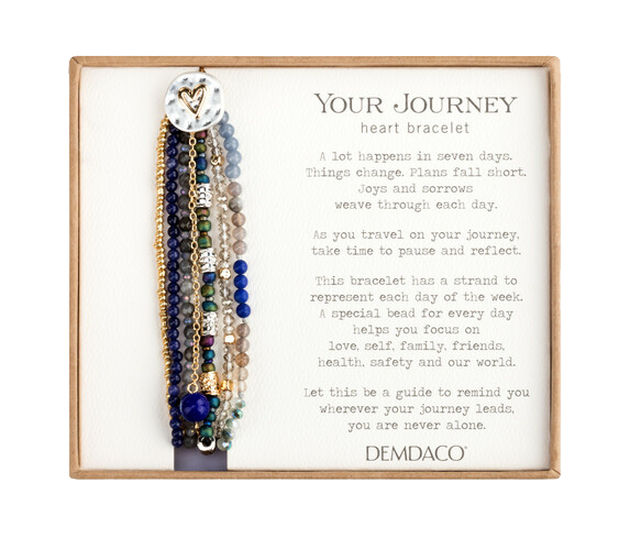 Indigo Journey Beaded Bracelet