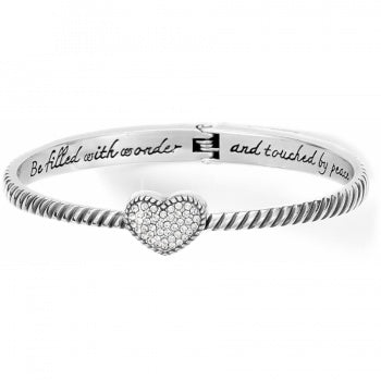 Brighton Celestial Heart Hinged Bangle