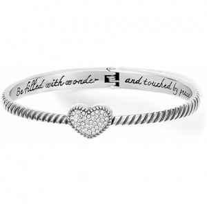 Brighton Celestial Heart Hinged Bangle