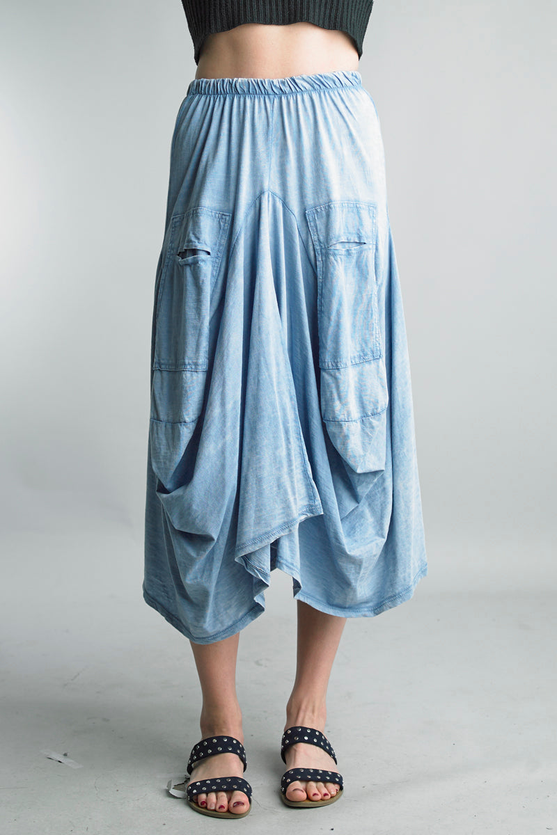 Multi-Pocketed Cargo Skirt