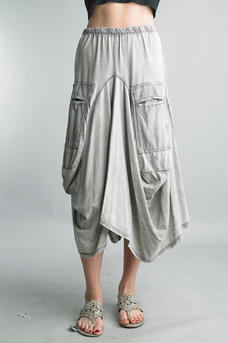 Multi-Pocketed Cargo Skirt