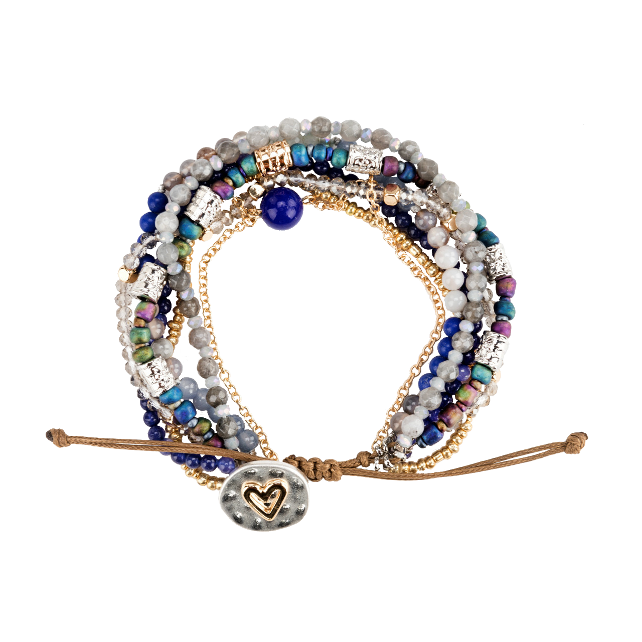 Indigo Journey Beaded Bracelet