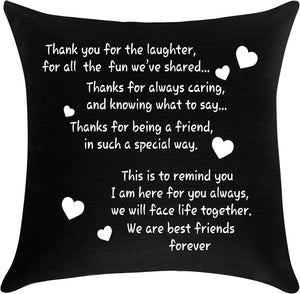 Thank You For The Laughter Best Friends Pillow