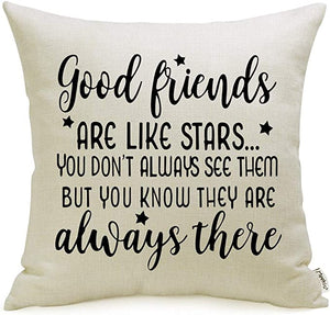 Good Friends Are Like Stars Pillow
