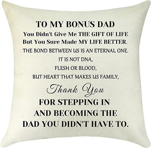 My Bonus Dad Pillow