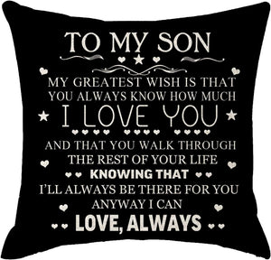 To My Son Pillow